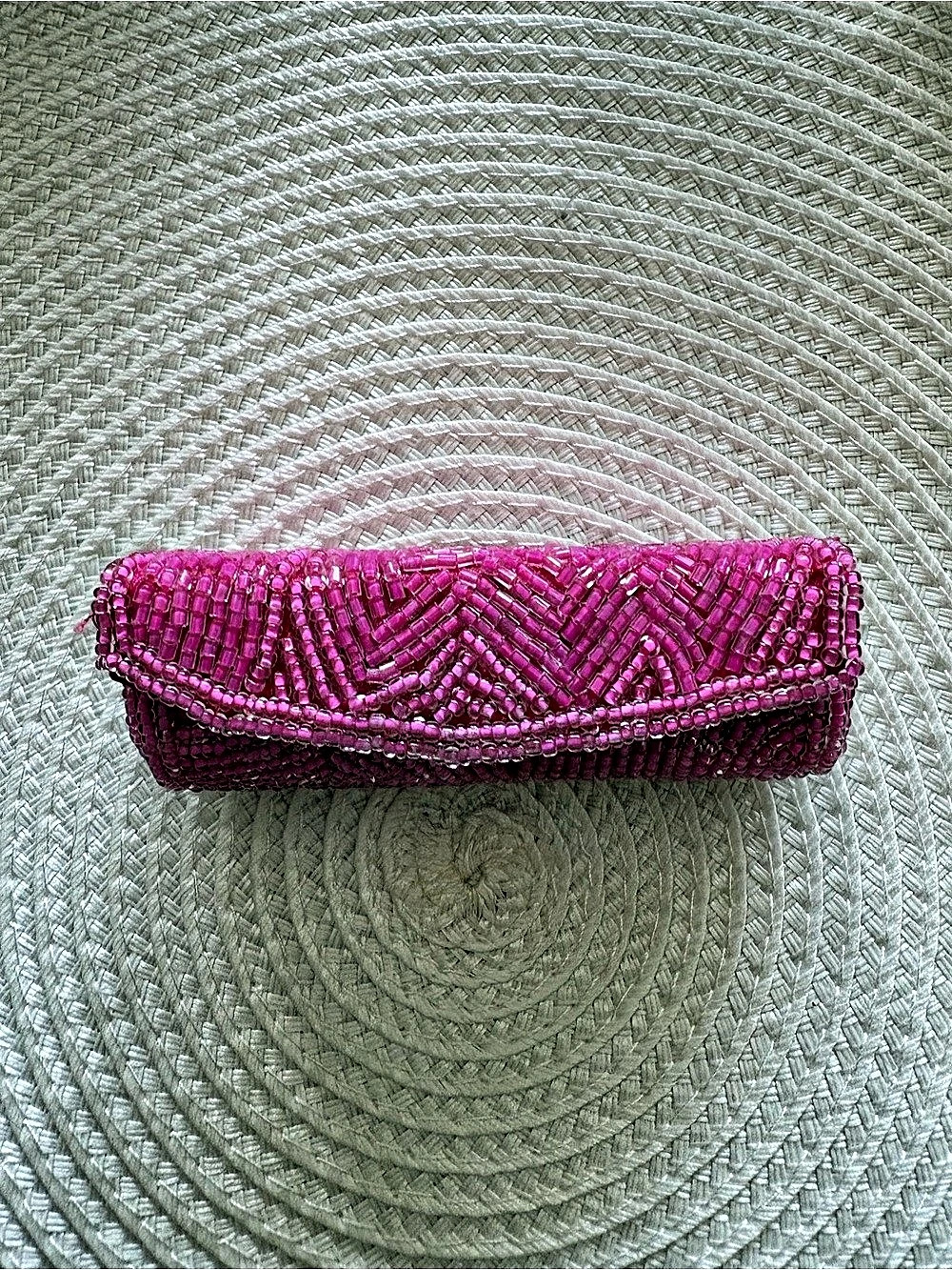 Mary Kay MK Signature Pink Beaded Lipstick Case